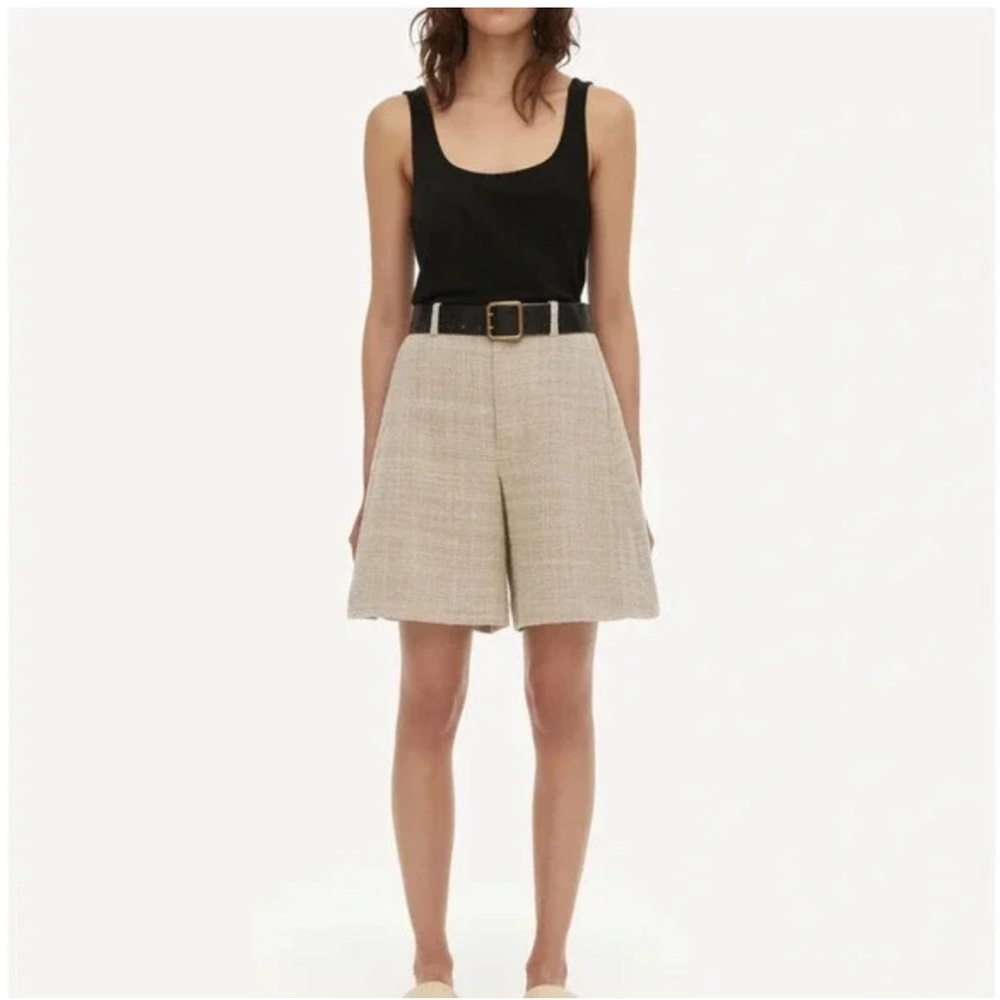 BY MALENE BIRGER Paccas cotton-blend gauze shorts